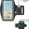 Pearlycase Sportarmband Hoesje Voor IPhone - Universeel 5.8 T/m 6.5 Inch - Hardloop Armband Telefoon - Telefoonhouder Zwart