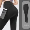 Merkloos Fitness Yogabroek - Sportlegging - Yoga Broek - Yogalegging - Dames - Zwart XXL-zwart -Merkloos Winkel 1117x1200 10