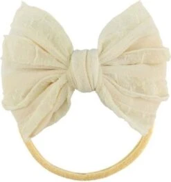 6 Stuks - Meisjes Baby Haarbandjes Met Strik - Roze - Beige - Grijs - Wit (0-5 Jaar) -Merkloos Winkel 1121x1200 9