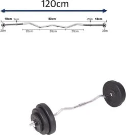 Fitness Trainer - Pull Up Toren - Dip Station – Push Up Bar - Dip Rack Halterbank Inc. 50 Kg GEWICHTEN + Sportbank Fitnessbank + Halterschijven + 3 Halterstangen - Multifunctioneel - Volledig Instelbaar - Opklapbaar -Merkloos Winkel 1122x1200 3