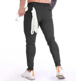 Merkloos Joggingbroek Heren - Trainingsbroek Heren - Joggingbroek Heren Volwassenen - Sweatpants - Sportbroek Heren - Lange Sportbroek Met Rits - Aansluitend - Maat S - Zwart -Merkloos Winkel 1126x1200 14