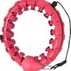 Living Nine Fitness Hoelahoep - Met Gewicht - Roze - Voor Volwassenen