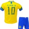 Merkloos Neymar Brazilië Thuis Tenue | Voetbalshirt + Broek Set | EK/WK Voetbaltenue - Maat: 152 -Merkloos Winkel 1127x1200