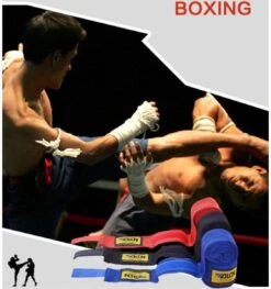 Muay Thai Bandage Straps - Rood - Hand En Pols Bescherming Boksen Sparren Thai Boxing -Merkloos Winkel 1127x1200 12