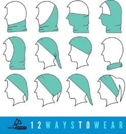 Necky Protect® | Nekwarmer | Bandana | Sjaal | Mondmasker | Multifunctionele Hoofdbescherming | Fiets | Sport | Wintersport | Watersport | Motorsport -Merkloos Winkel 1128x1200