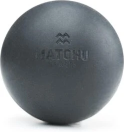 Matchu Sports - Lacrosse Bal - Massage Bal - Massage Roller - Triggerpoint Bal - Zelfmassage - Fitness - Zwart - Ø 6 Cm