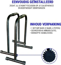 Calisthenics Dip Bars – Parallettes Hoog – Fitness Station Voor Dips -Merkloos Winkel 1131x1200 9