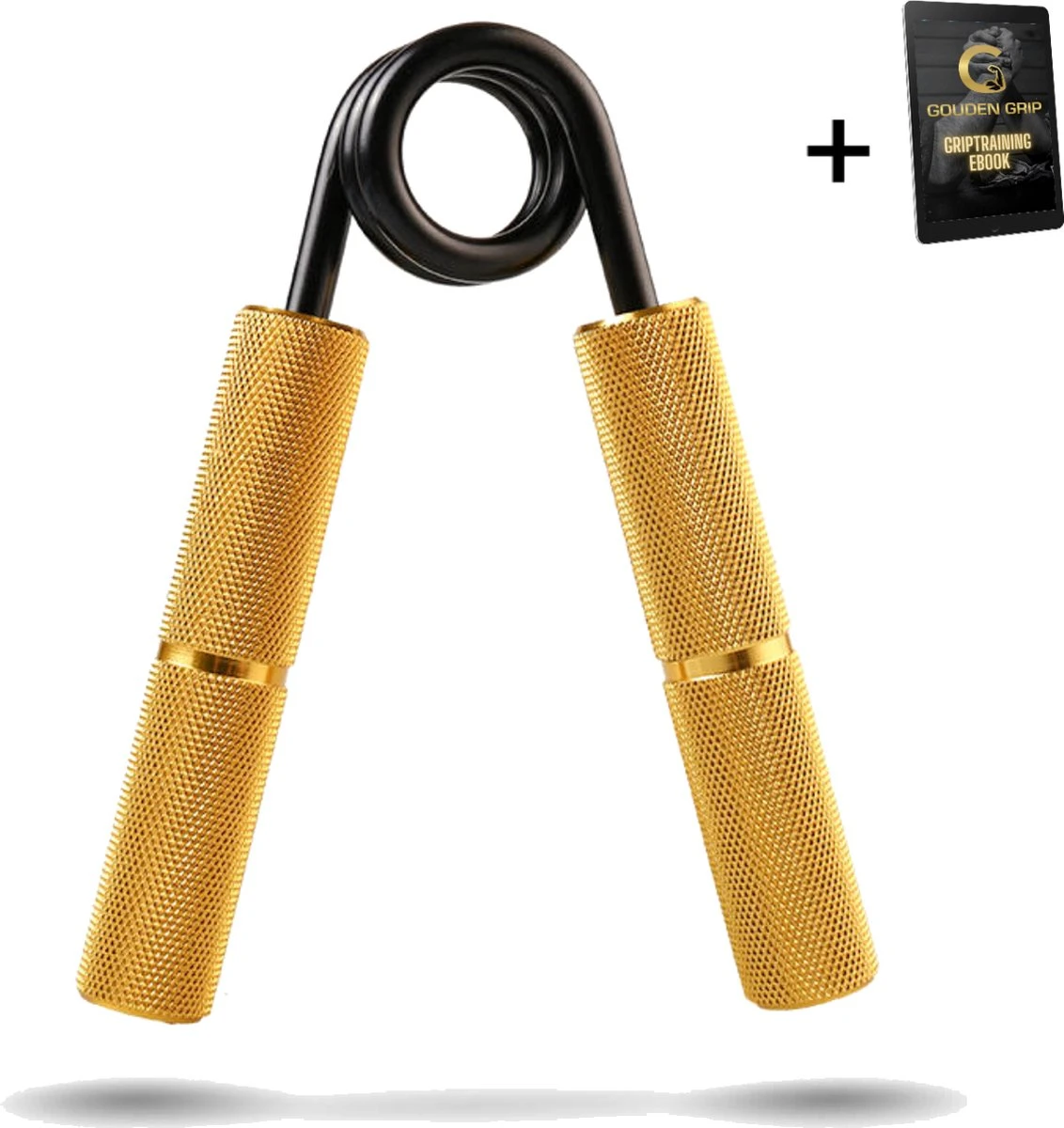 Gouden Grip Handknijper Level 2 (45kg) + GRATIS Griptraining E-book - Handtrainer - Handgripper - Onderarmtrainer - Hand Grips - Knijphalter - Handknijper Fitness - Grip Trainer - Heavy Grip 8 Gouden Grip Handknijper Level 2 (45kg) + GRATIS Griptraining E-book - Handtrainer - Handgripper - Onderarmtrainer - Hand Grips - Knijphalter - Handknijper Fitness - Grip Trainer - Heavy Grip - Afbeelding 6
