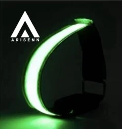 Arisenn® OPLAADBAAR LED LIGHTNING BAND GROEN|3 Standen | Reflecterende Hardloop Verlichting - Hardloop | Running Safety Led Light/ Reflecterende Armband Led/ Veiligheidsverlichting/ Hardloop Verlichting/ USB OPLAADBAAR / Sportarmbanden -Merkloos Winkel 1133x1200 21