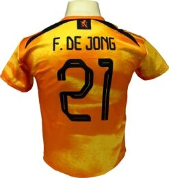 Merkloos Frenkie De Jong Nederlands Elftal Voetbaltenue - Voetbal T-Shirt + Broek Set - Oranje - Maat: 152 -Merkloos Winkel 1139x1200 4