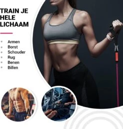 Weerstandsbanden Elastiek Set - 5 Fitness Elastiek Met Handvaten - Resistance Banden Set Van 11 Met Verschillende Weerstanden -Merkloos Winkel 1139x1200 7