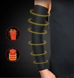 Merkloos Sport Compressie Arm Sleeve (Per Paar) - Zwart - Maat M -Merkloos Winkel 1141x1200 12