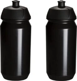 2 X Tacx Shiva Bidon - 500 Ml - Zwart - Drinkbus