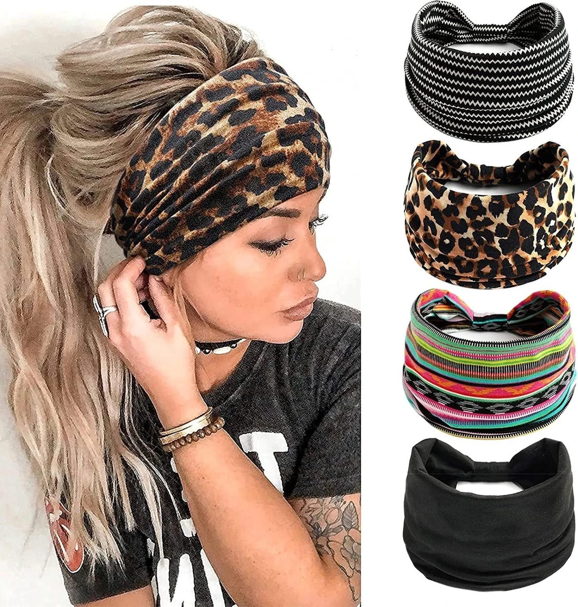 Premium Haarbanden | Bandana Dames Haarband | Stevig En Zacht | 4 Haarbanden | Haar Accessoires Vrouwen | 2022 | 3 Premium Haarbanden | Bandana Dames Haarband | Stevig En Zacht | 4 Haarbanden | Haar Accessoires Vrouwen | 2022 |