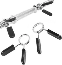 Merkloos Halterstang Dumbell Sluiter Veer Stang 25mm - Dumbellsluiter - Barbell Klem Lock Clip - Bar Collar - Haltersluiting - Halterklem - Spring Collar - Barbell Sluiting - Veersluiting - Sluitveren - Halterklemmen - Dumbellklemmen - Dumbellsluiting -Merkloos Winkel 1145x1200 18