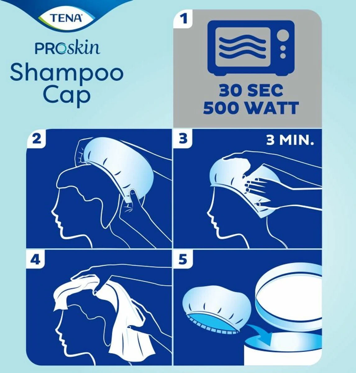 Tena Shampoo Cap 12 Tena Shampoo Cap - Afbeelding 10