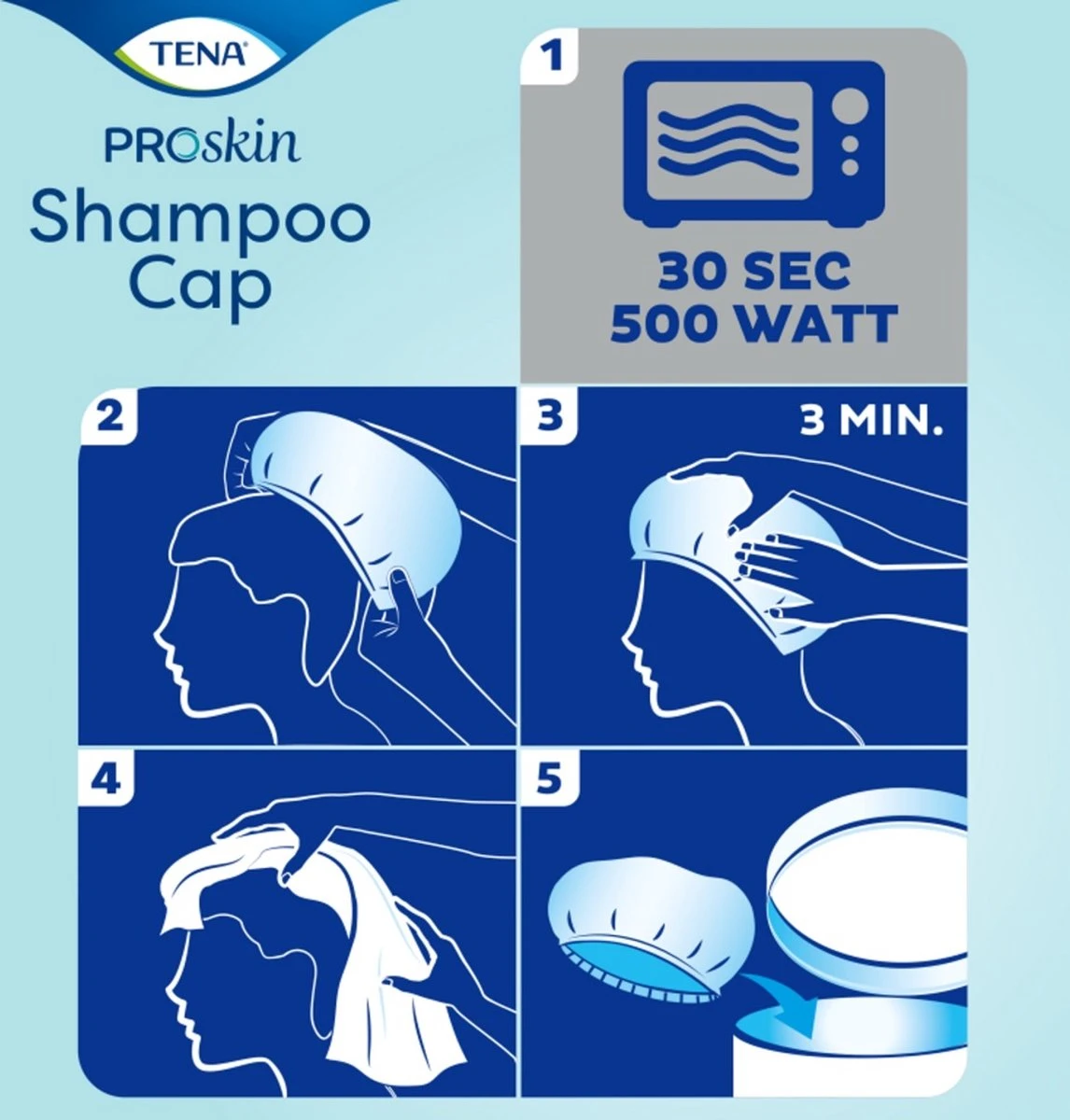 Tena Shampoo Cap 11 Tena Shampoo Cap - Afbeelding 9