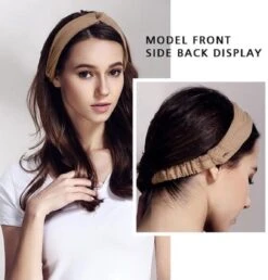 Merkloos Set Van 4 Stuks - Dames Haarbanden - Kleur 2 - Knoop Cross Knitted Haarbanden - Dames - Haarband Volwassenen - Elastisch - Vrouwen - Meisjes - Yoga - Haaraccessoires -Merkloos Winkel 1148x1200 21