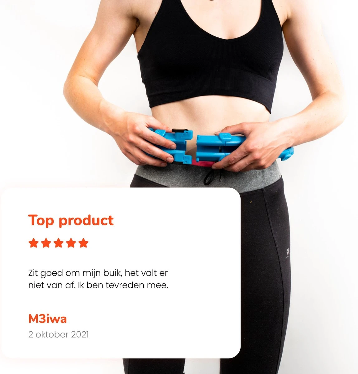 EdelSport - Hoelahoep - Fitness Hoelahoep - Hula Hoop - Hoelahoep Met Gewicht - Massage - Blauw 4 EdelSport - Hoelahoep - Fitness Hoelahoep - Hula Hoop - Hoelahoep Met Gewicht - Massage - Blauw - Afbeelding 2