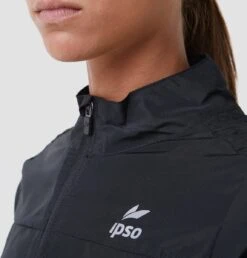Ipso Waterproof Wind Hardloopjas Zwart Dames - Maat M