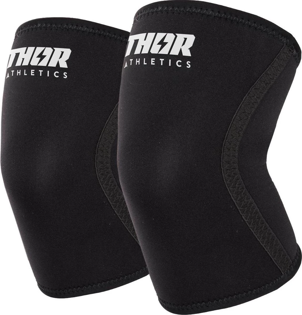 Thor Athletics - Knee Sleeves Zwart - 7MM - Krachttraining Accessoires - Powerlifting - Bodybuilding - Squat - Maat (S) 3 Thor Athletics - Knee Sleeves Zwart - 7MM - Krachttraining Accessoires - Powerlifting - Bodybuilding - Squat - Maat (S)