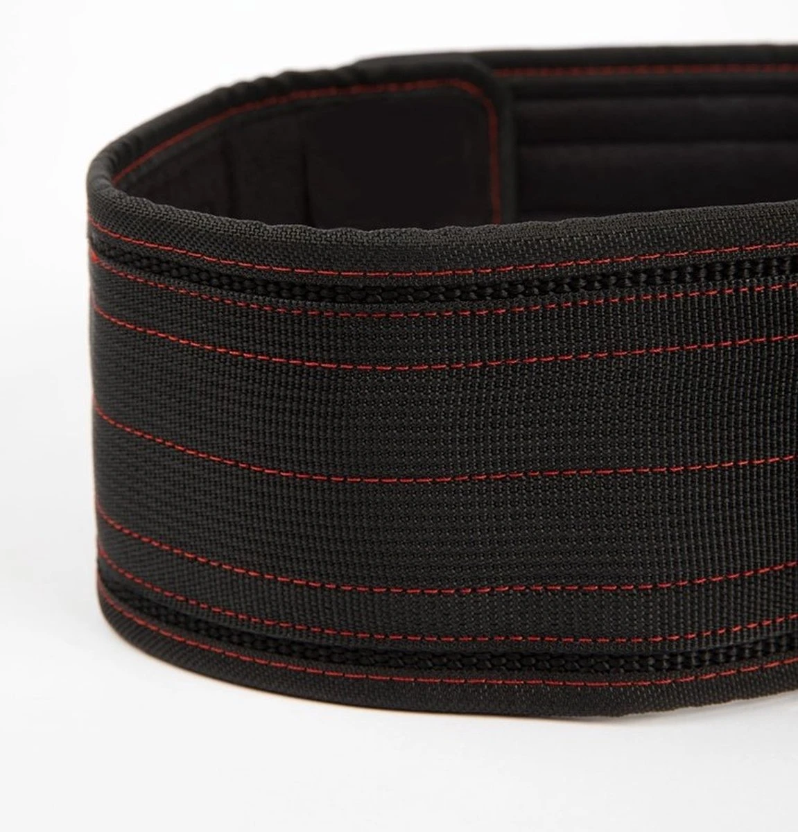 Gorilla Wear 4 Inch Nylon Lifting Belt - Zwart / Rood - S/M 7 Gorilla Wear 4 Inch Nylon Lifting Belt - Zwart / Rood - S/M - Afbeelding 5