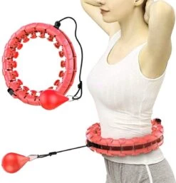 Merkloos Innovagoods Verstelbare Fitness Hoelahoep Met Gewicht - Hoelahoep Voor Volwassenen En Kinderen - Hula Hoop Fitness - Roze -Merkloos Winkel 1152x1200 15