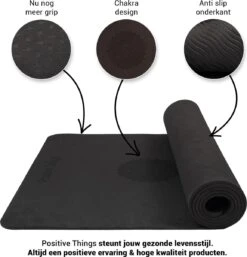 Yoga Mat Sportmat Fitnessmat Antislip Duurzaam Met Yoga Lessen - Zwart -Merkloos Winkel 1155x1200 12