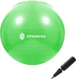 Springos Fitness Bal | Zitbal | Yoga Bal | Fitness | Groen | Inclusief Pomp | 65 Cm 18 Springos Fitness Bal | Zitbal | Yoga Bal | Fitness | Groen | Inclusief Pomp | 65 Cm -Merkloos Winkel 1157x1200 4