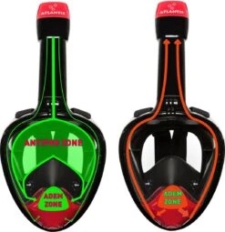 Atlantis Full Face Mask 2.0 - Snorkelmasker - Volwassenen - Zwart/Rood - L/XL -Merkloos Winkel 1161x1200 11