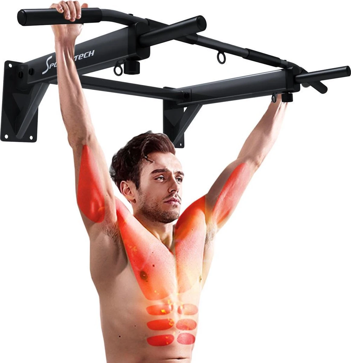 Sportstech Germany 4in1 Optrekstang - Voor Bokszak & TRX - Metaal 5 Sportstech Germany 4in1 Optrekstang - Voor Bokszak & TRX - Metaal - Afbeelding 3