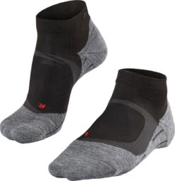 FALKE RU4 Endurance Cool Short Hardlopen Anti Blaren Functioneel Garen Dames Sportsokken Zwart - Maat 37-38