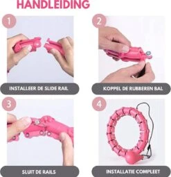 Hula Hoop Fitness - Met Gewicht - Hoepel Fitness - Volwassenen & Kinderen - Roze - Afvallen - Afslanken -Merkloos Winkel 1163x1200 17