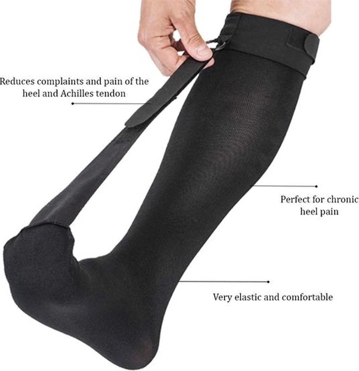 Hielspoor Sok - Pees - Nachtspalk - Achillespees - Strassburg Sock 6 Hielspoor Sok - Pees - Nachtspalk - Achillespees - Strassburg Sock - Afbeelding 4