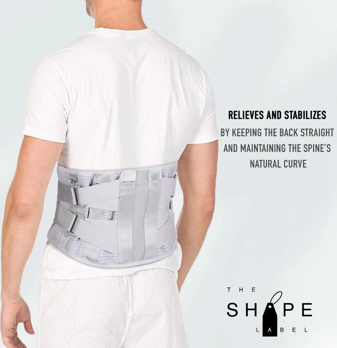 The Shape Label™ - Lumbar Belt Advanced™ Rugbrace - Medische Rugband Voor De Onderrug & Rugpijn 5 The Shape Label™ - Lumbar Belt Advanced™ Rugbrace - Medische Rugband Voor De Onderrug & Rugpijn - Afbeelding 3