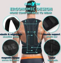 CUBEXCOM® Rugbrace Postuur Corrector, Magnetisch Rugband, Houding Rug Corrector, Rugband Voor Onderrug, Houdings Correctie, Comfortabele Ondersteuning Voor Wervelkolom Schouder En Rug, Rugsteun Voor Een Betere Lichaamshouding Voor Dames En Heren -Merkloos Winkel 1164x1200 19
