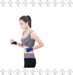 Merkloos EPIN | Pols Brace | Pols Ondersteuning | Bandage | Blessure | Pols Steun | Links & Rechts ( 1 Paar ) | Hand Bescherming | Pols Ondersteuning | Blauw -Merkloos Winkel 1164x1200 24