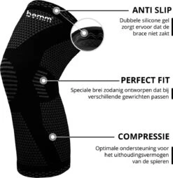 Kniebrace - 1 Stuk (Links Of Rechts) - M ( Medium) - Kniebandage -Merkloos Winkel 1165x1200 19