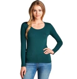 Hoogkwalitatieve Dames Thermo / Warmte Shirt | Groen - M/L