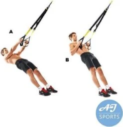 AJ-Sports Suspension Trainer TRX Pro - Resistance Training - Training Straps - Complete TRX Training Set - Inclusief Draagtas -Fitness - Workout -Merkloos Winkel 1166x1200 31