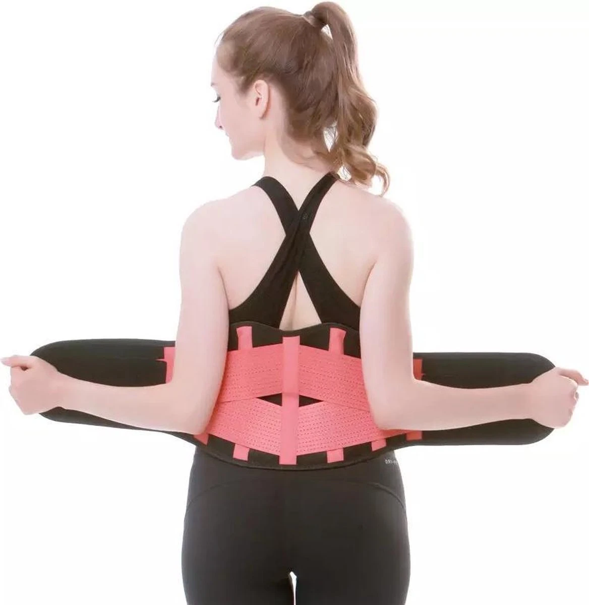 Elastische Rug Gordel - Rugpijn - Taille Steunband - Rugband - Rugsteun - Orthopedisch Toermalijn Infrarood Massage Zelfwarmend Maat M/L 7 Elastische Rug Gordel - Rugpijn - Taille Steunband - Rugband - Rugsteun - Orthopedisch Toermalijn Infrarood Massage Zelfwarmend Maat M/L - Afbeelding 5