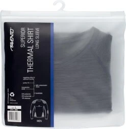 Avento Thermoshirt Superior - Mannen - Zwart/Donkerblauw - Maat M -Merkloos Winkel 1169x1200 1