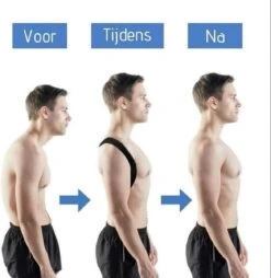 Merkloos Rugbrace Voor Corrigerende Houding - Schouderbrace Zwart - Unisex - One Size -Merkloos Winkel 1169x1200 18