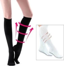 Duopack Compressiekousen / Steunkousen Unisex - Zwart - Maat 36-40 -Merkloos Winkel 1170x1200 15