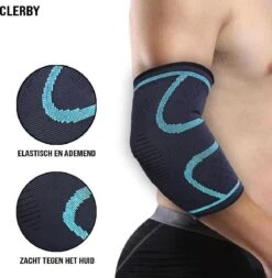 Armbrace - Elleboog Brace - Tennis Elleboog - Golf Arm - Tennisarm Brace - Elleboog Ondersteuning - Artrose - Reuma - Blauw -Merkloos Winkel 1170x1200 24