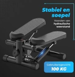 Stepper - 2-in-1 Verstelbare Weerstand - Computer - 2 Weerstandskabels - Zwart - Mini Stepper - Aerobic Stepper -Merkloos Winkel 1171x1200 17