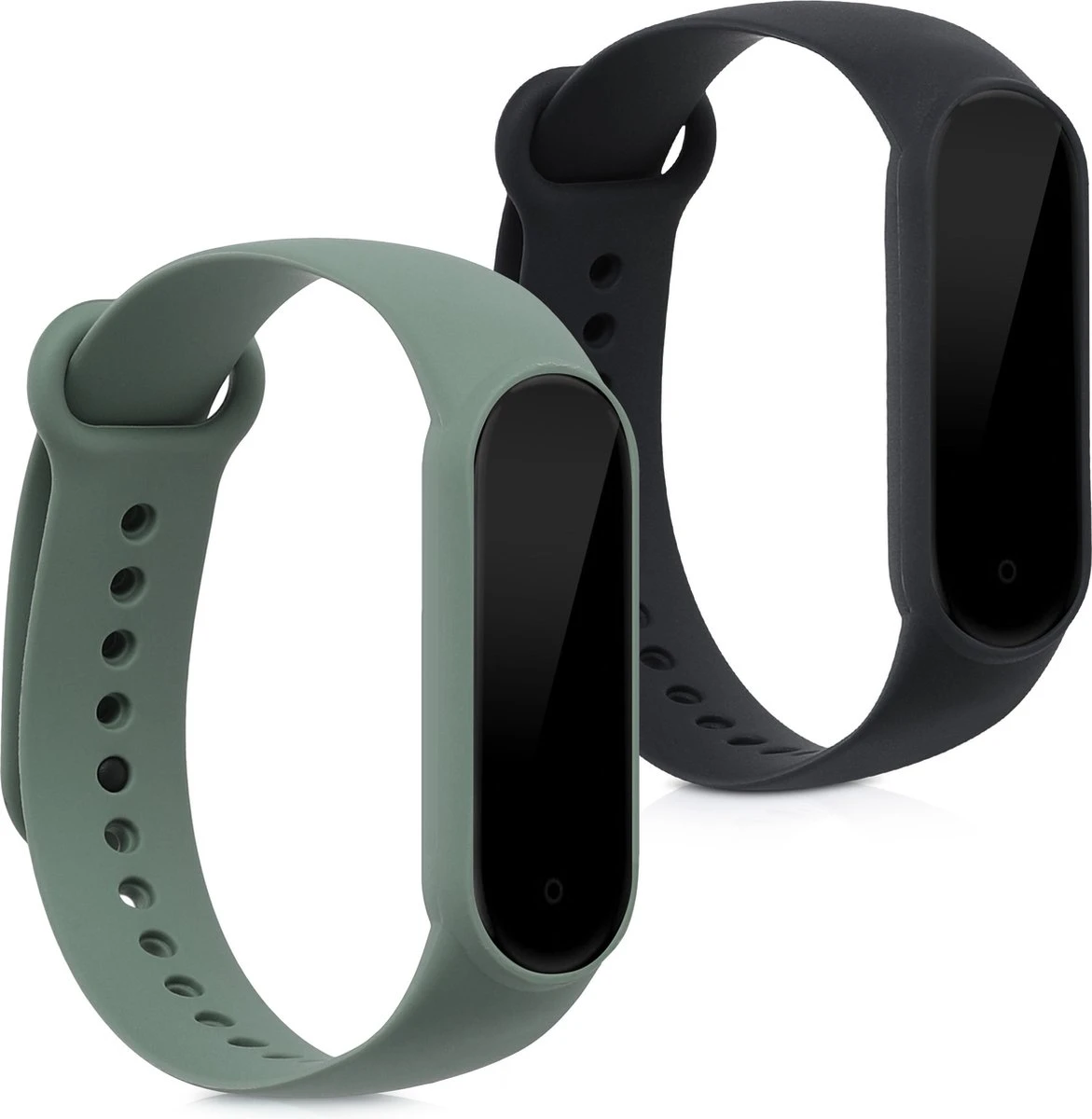 Kwmobile 2x Armband Voor Xiaomi Mi Smart Band 6 / Mi Band 6 / Band 5 - Bandjes Voor Fitnesstracker In Zwart / Pastelgroen 3 Kwmobile 2x Armband Voor Xiaomi Mi Smart Band 6 / Mi Band 6 / Band 5 - Bandjes Voor Fitnesstracker In Zwart / Pastelgroen