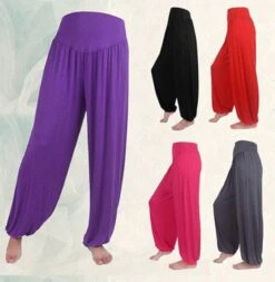 Dames Comfortabele Harem Pants - Zwart - XL - Buikdansen Wijde Luchtige Broek -Merkloos Winkel 1171x1200 28