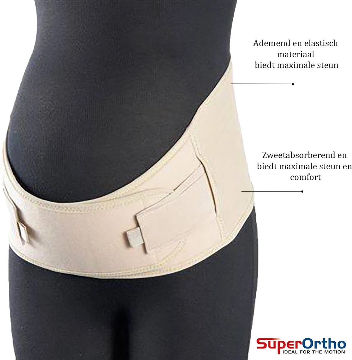 Super Ortho Bekkenband – Bekkenbrace - Zwangerschapsband 4 Super Ortho Bekkenband – Bekkenbrace - Zwangerschapsband - Afbeelding 2