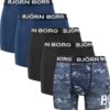 Björn Borg Performance 5P Boxers Camo Blauw & Zwart - XL -Merkloos Winkel 1172x1200 4